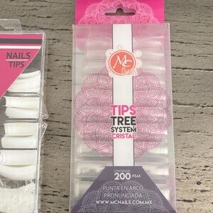 French /clear nails
100 French
200 clear